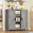 Kainaat 31.7'' Tall Floor Storage Cabinet,Bathroom Storage Cabinet with 2 Doors and 2 Open Shelves-1653143576