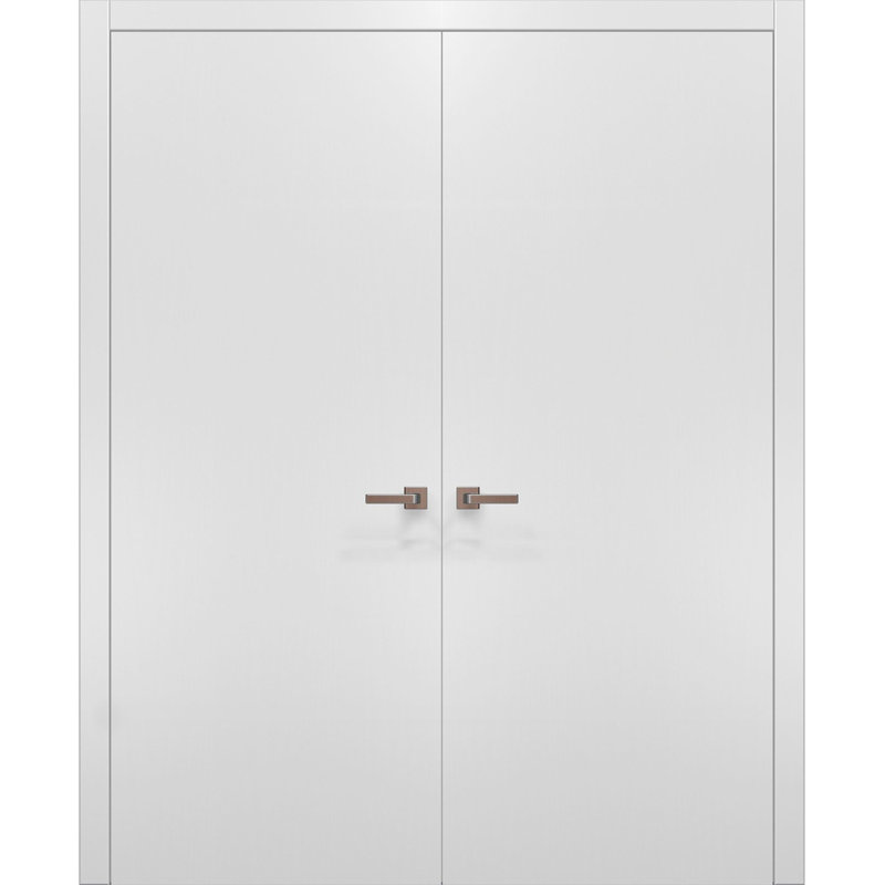 Portes planes en bois massif Planum, 60" x 96"