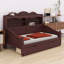 Lit de jour de style classique avec rangement escamotable et organisateur - Solution de siège et de couchage fonctionnelle pour toute pièce-79073372