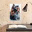Art mural contemporain avec un chat-129149568