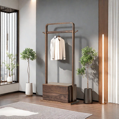 Luxurious Black Walnut Wardrobe