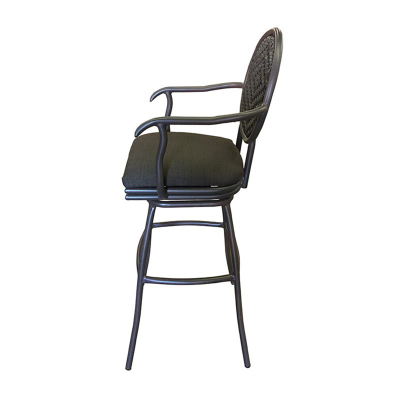 Adelle Outdoor Swivel Bar Stool