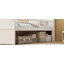 Cadre de lit simple avec rangement à 4 tiroirs, cadre de lit en bois pour enfants, lit plateforme simple avec tête de lit et échelle de garde-corps, aucun sommier requis, assemblage facile-1597374068
