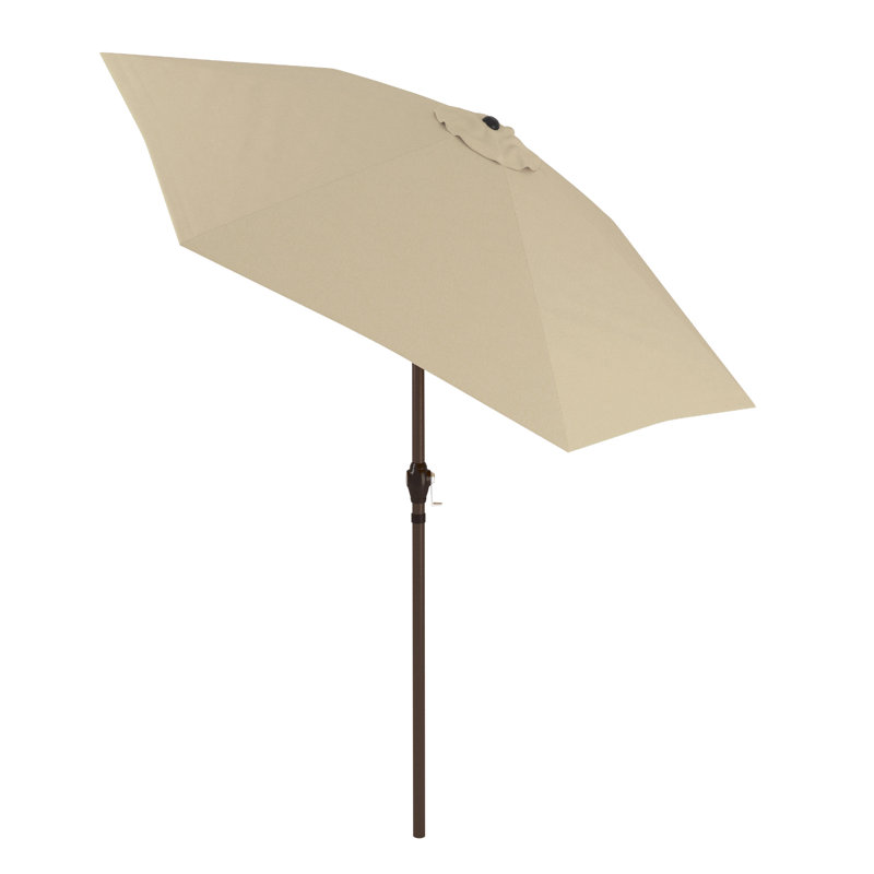 Parasol de marché 7 pi 2 po Armiead, Beige antique - polyester