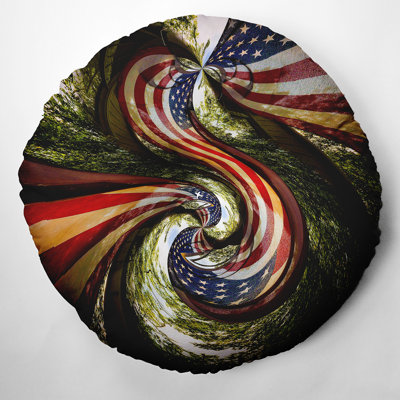 174_Oreiller de sol touffeté Bohemian & Eclectic Patriot Design