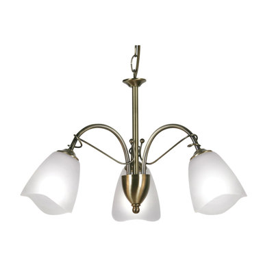 Alaina 3-Light Shaded Chandelier