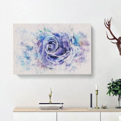 Lilac Rose - Wrapped Canvas