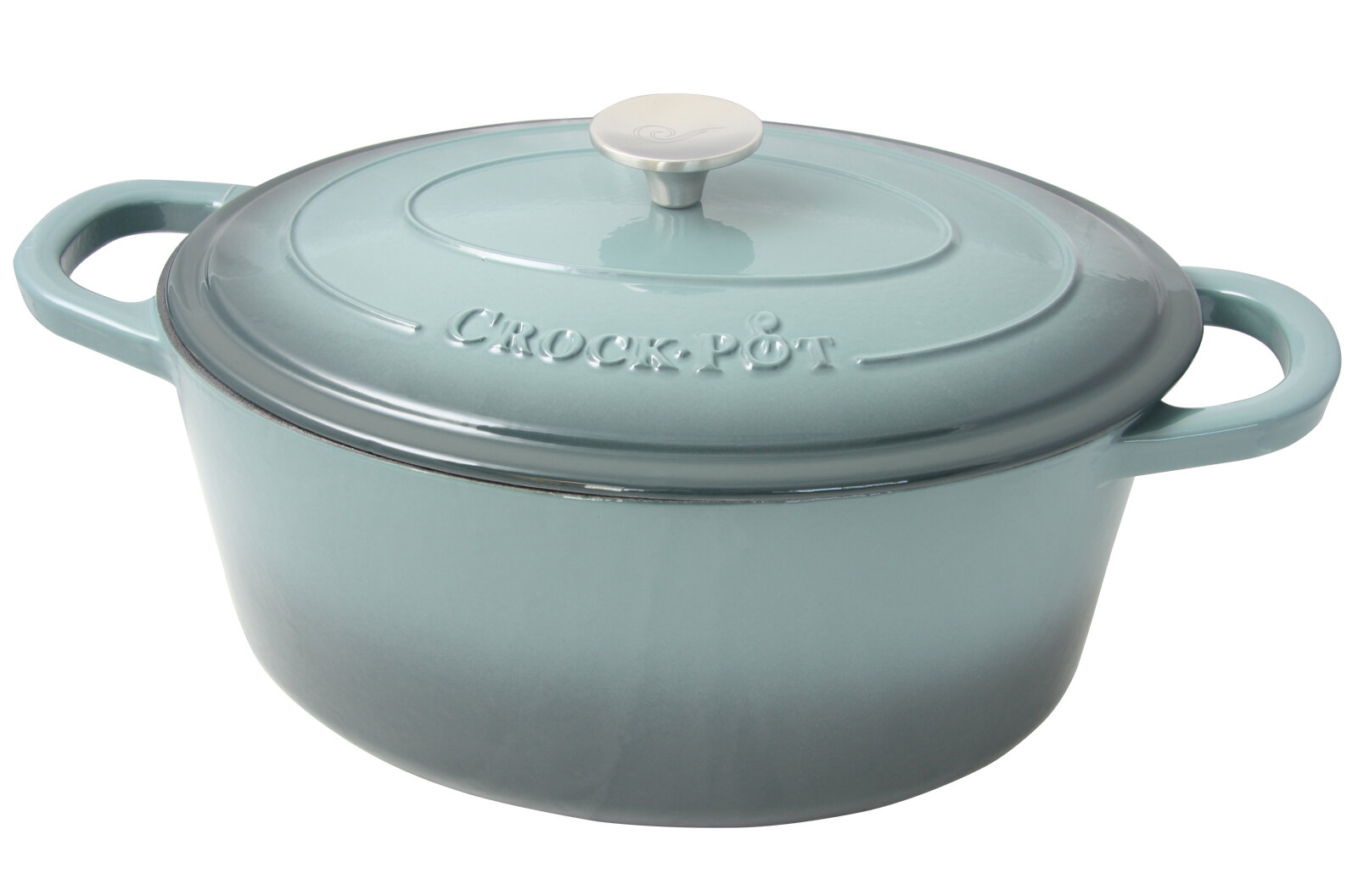 Crock-pot Non-Stick Cast Iron Round Dutch Oven $79.99 – A Belle Decor