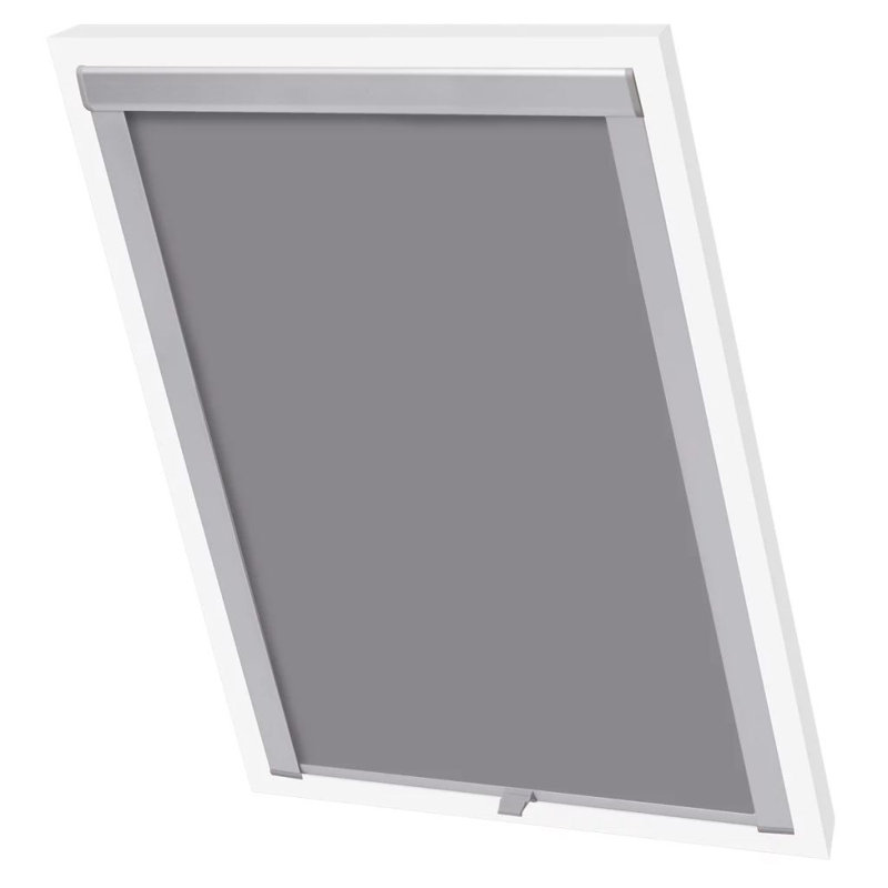 Blackout Roller Blind, Dark Gray, 55cm x 98cm