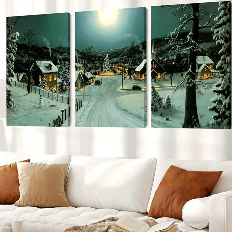 3 Piece Wrapped Canvas Print