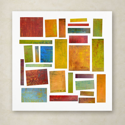 « building blocks two » par michelle calkins, impression sur toile tendue