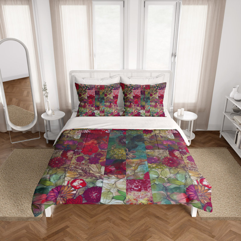 Abstract Duvet Cover, King Duvet Cover + 2 King Shams