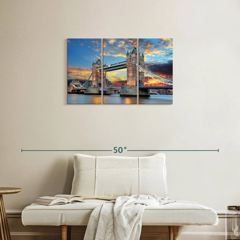 Tergel Tower Bridge Of London, 20" H x 33" W