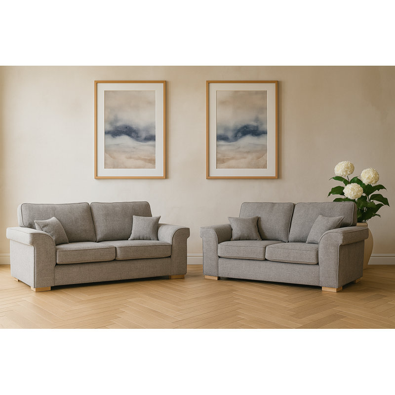 Picadilly 2 - Piece Living Room Set, Mushroom