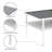 Manzie Glass Top Single Coffee Table-1246402455