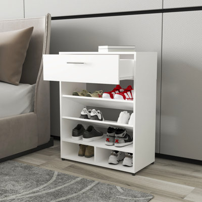 Shoe Rack With Drawer