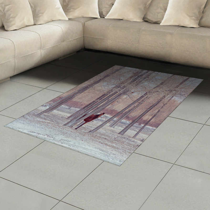 Animal High Density Long Fiber Poly Threads Decorative Area Rug Carpet, Rectangle 4' x 5'8"