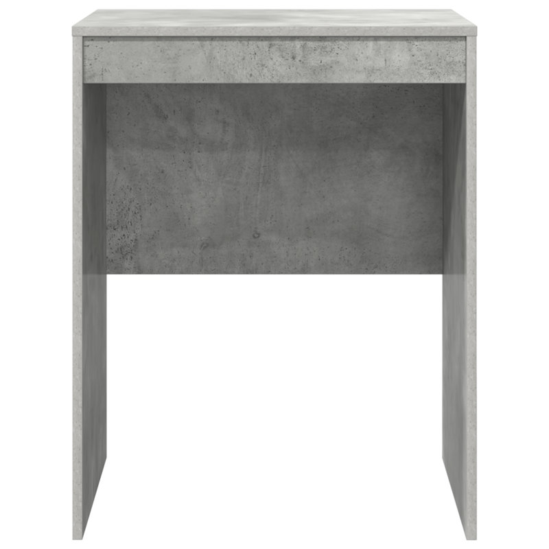Writing Desk Particle Board 76 Cm, 76cm H x 60cm W x 50cm D, Concrete Grey