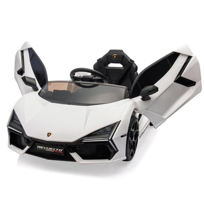 Hetoy 12V Kids Ride On Car, Licensed Lamborghini Revuelto Electric Car For Kids