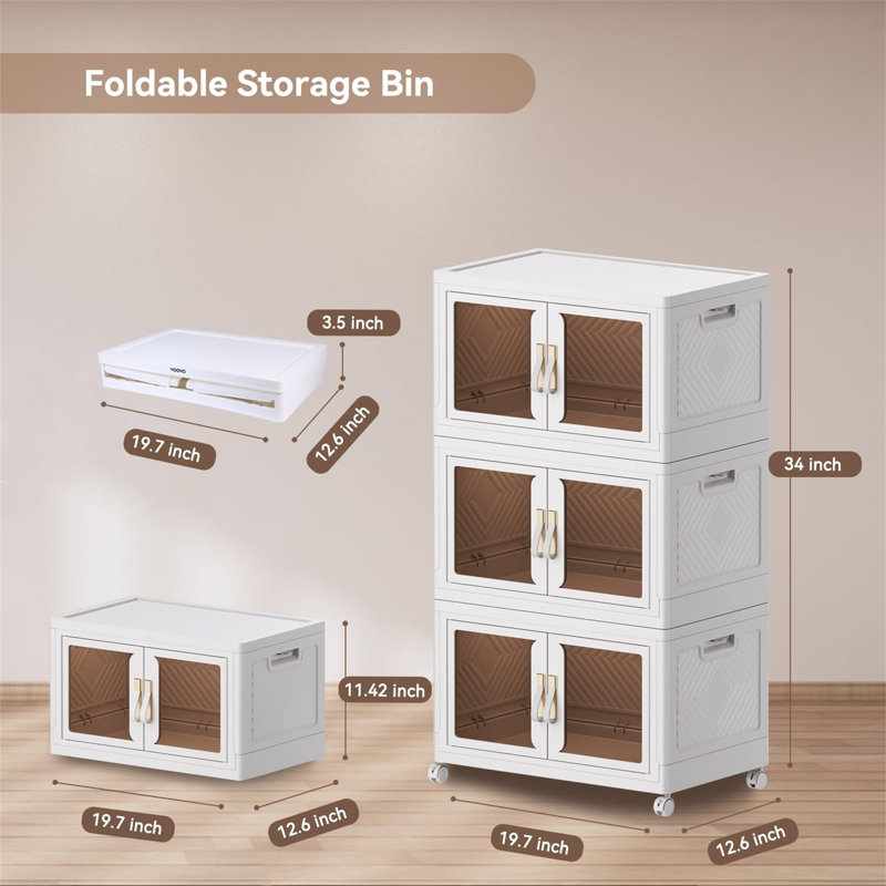 Rebrilliant Baylen Plastic Decorative Bin