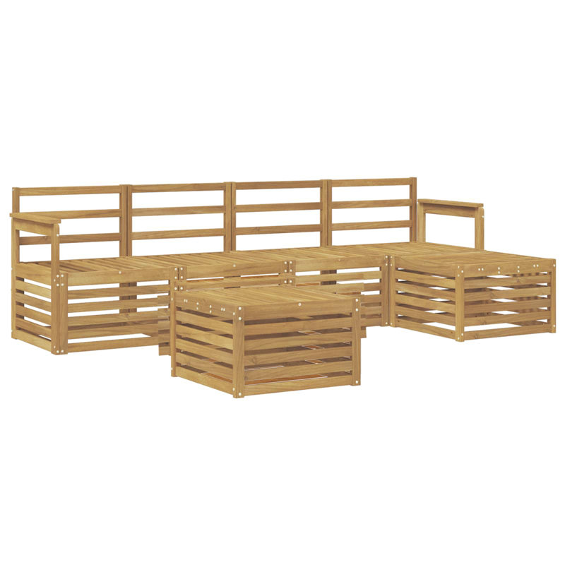  Outdoor Sofa Set 6 pcs Sectional Garden Furniture Terrace Seating Patio