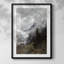 Paysage rétro CCxxxiv - impression encadrée