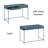 Springer Julina Rectangular Iron 2-Drawer Writing Desk with Built-In Outlet and Cable Management -554220066