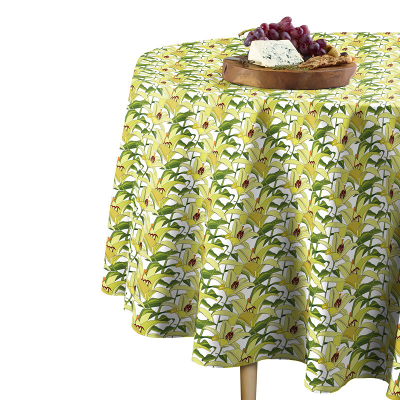 Powers Tigerlily Tablecloth, 102" L x 102" W