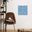«Blue Lobster Crab Motif», impression d'art mural-435447711