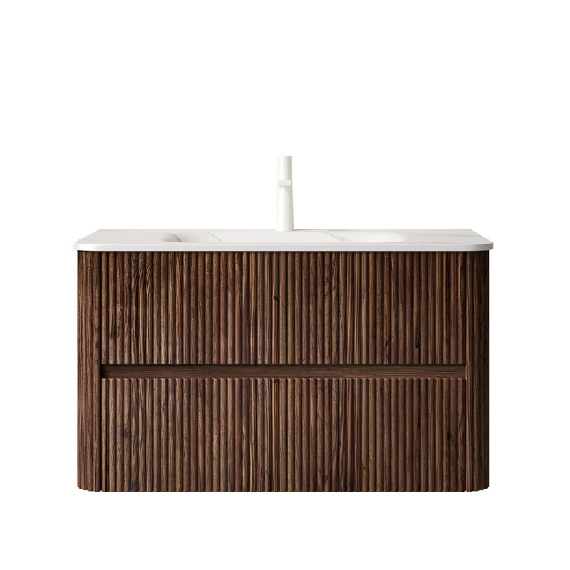 Armoire de rangement flottante 36 po avec 2 tiroirs 36 po, 36"