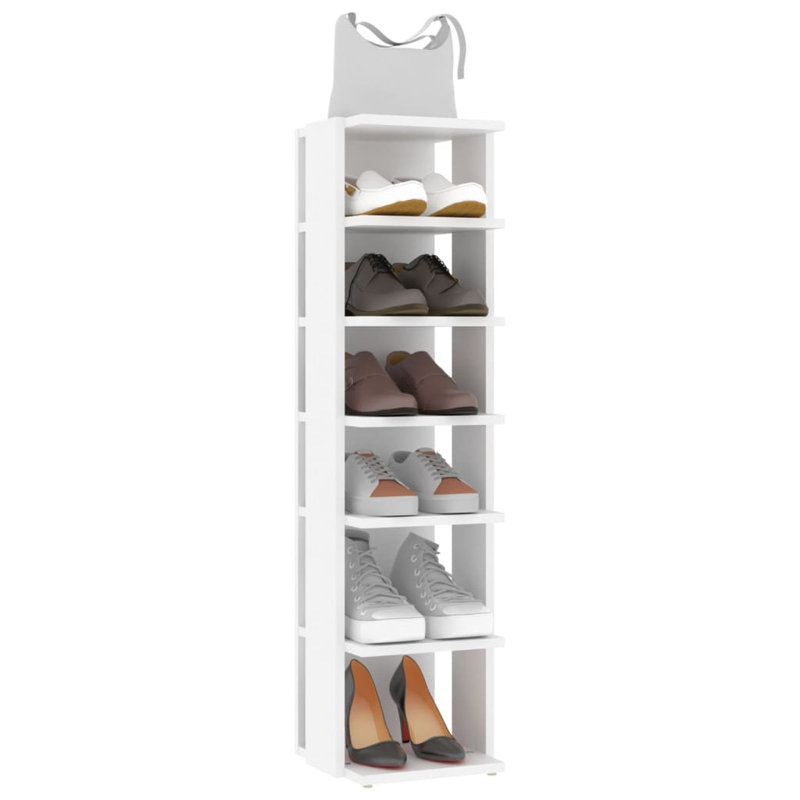 Shoe Storage, White, 102 cm H x 54 cm W x 27 cm D
