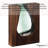 10-Inch Wood And Glass Inlay Vase - Merging The Natural Warmth And Texture Of Wood With The Elegance And Color Of Glass, Perfect For Enhancing Home Decor, Office Desk, Kitchen Table Or Living Room-102452920