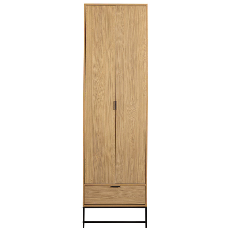 Silas 2 Door Solid Wood Wardrobe