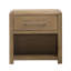 Tricia 1-Drawer Rubberwood Nightstand