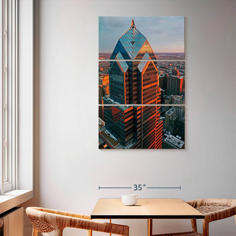 Lilie Liberty Place Skyscraper, 65" H x 42" W