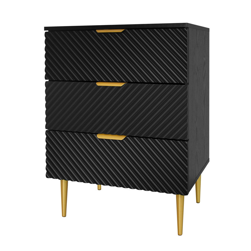 Nibras 3 Drawer Storage Drawer