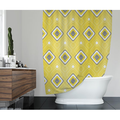 Rideau de douche simple Theia
