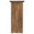 Oval Solid Mango Wood Entryway Console Table