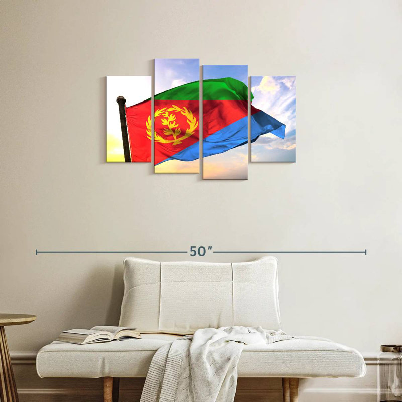 Borges Eritrea Flag, 22" H x 36" W