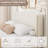 Teddy Fleece Thick Upholstered Platform Bed-1002145608