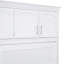 Grand lit escamotable mural avec armoires, grand