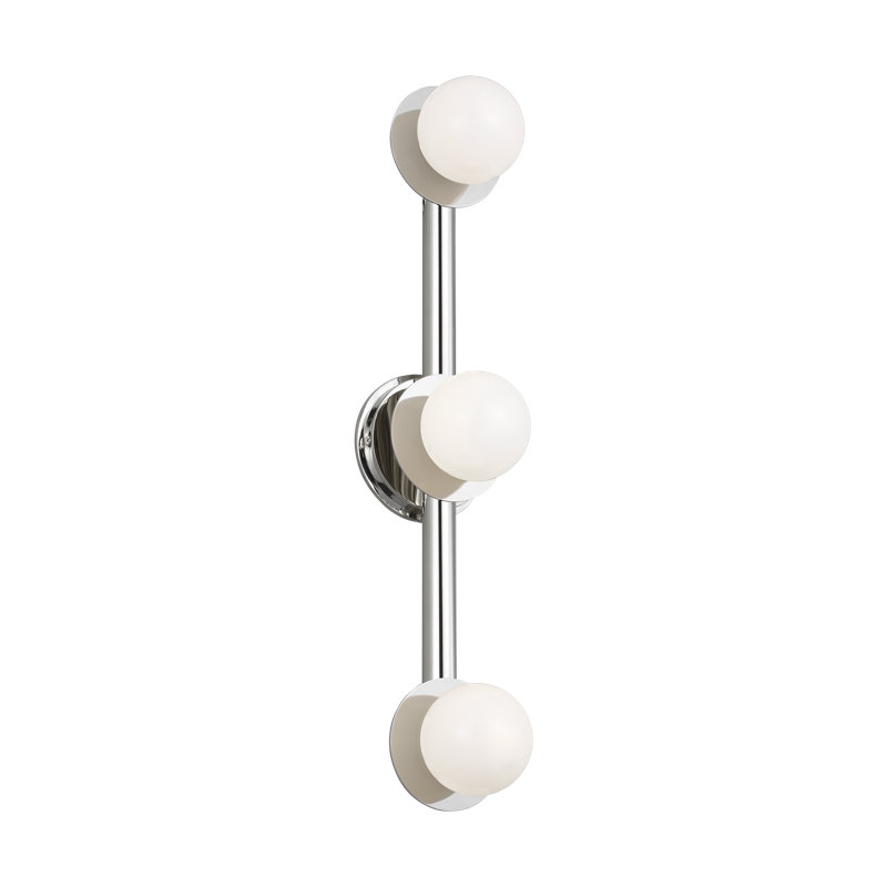 Nodes 3 - Light Vanity Light, Polished Nickel