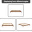 Structure de lit plateforme en bois de bambou sec très grand 12 pouces-1165306145