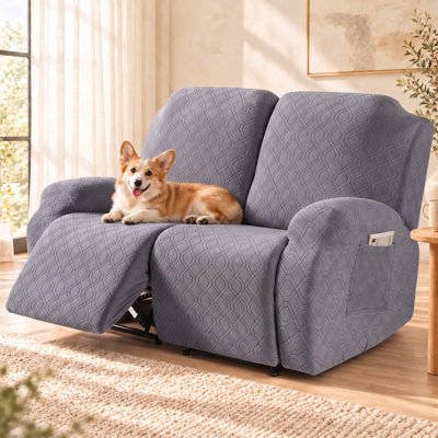  Housse pour canapé inclinable et extensible 2 places Wald