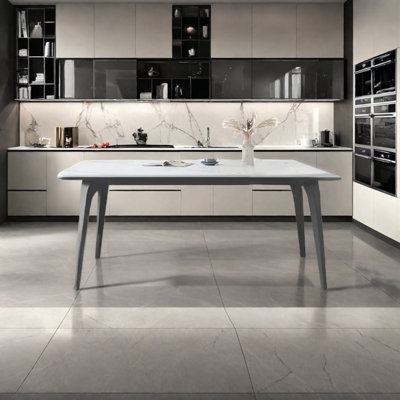 Full support rectangular dining table