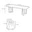 Solid Wood Brown Rectangular Dining Table Sets-110393416