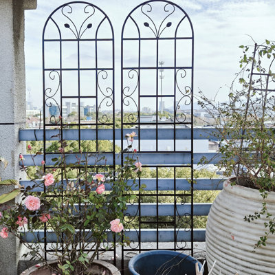 Treillis de jardin en métal Andress