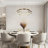 Josse Dimmable Wagon Wheel LED Crystal Chandelier