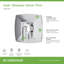 Garniture de valve de douche en chêne avec inverseur intégral VersaFlex-101648602