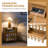 26.7" Modern Nightstand with Mirrored Drawer Fronts, Built-In Charging Station, 2 USB Ports & 2 AC Outlets-1772782537